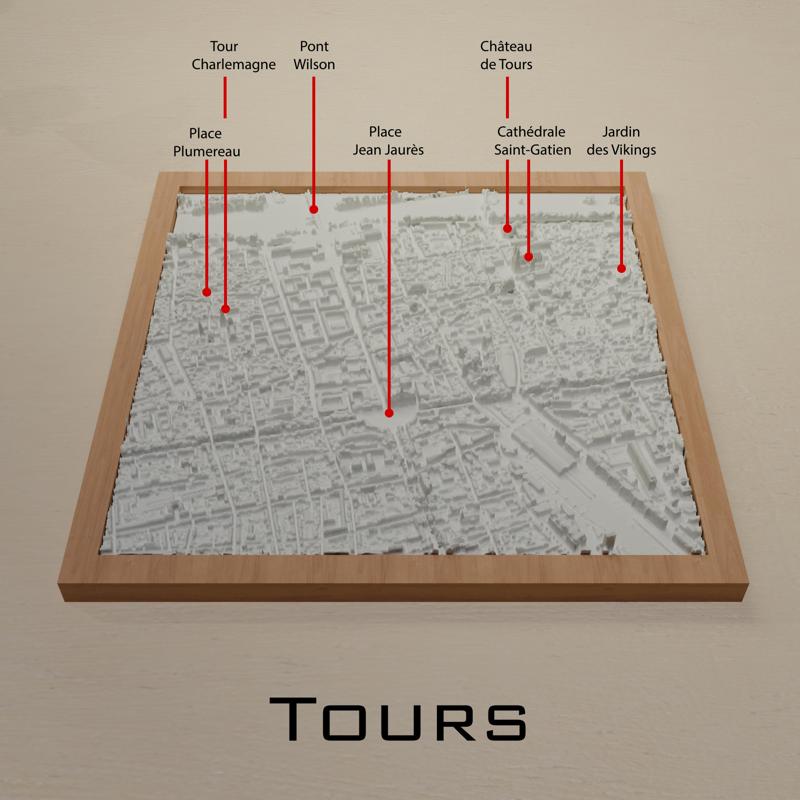 Tours - Tours centre - vieux Tours - CITY PRINT
