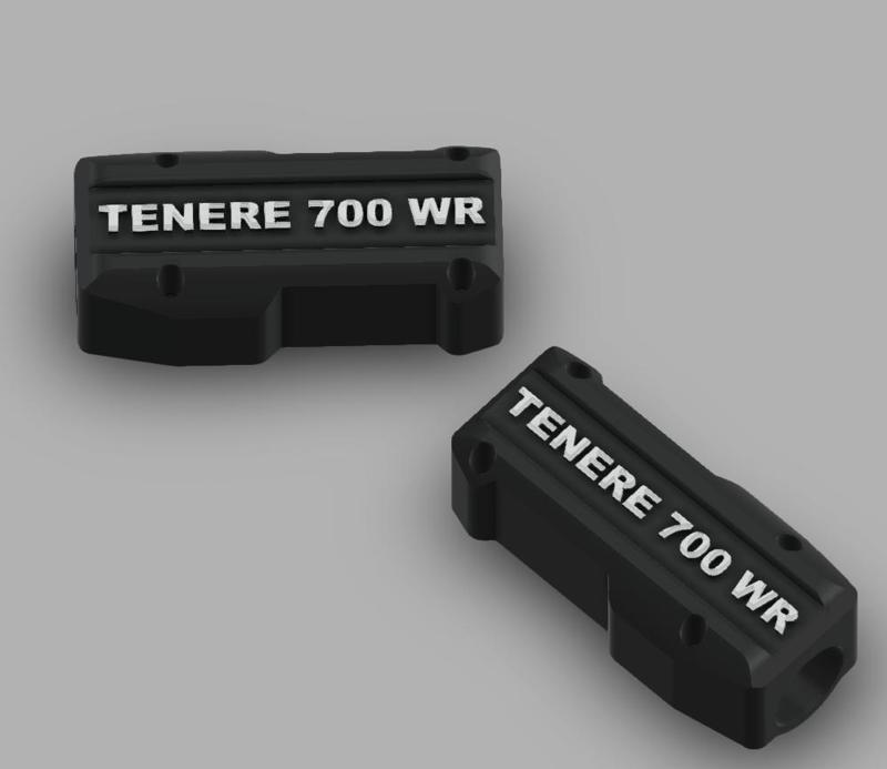 Crash Bar Protector for Yamaha Tenere 700 World Rally (T7 WR) - 3D Printable V.2