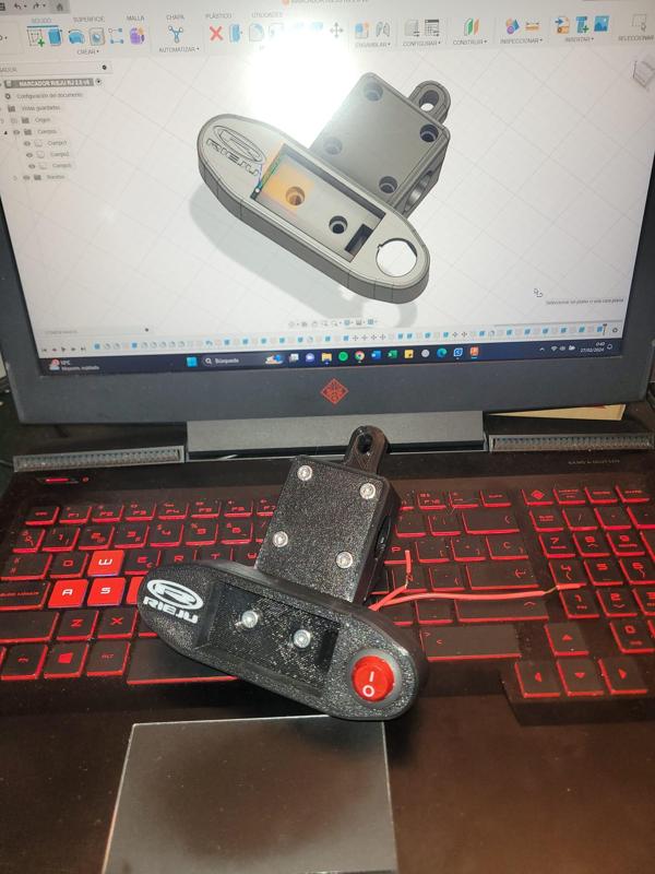 Temperature marker support