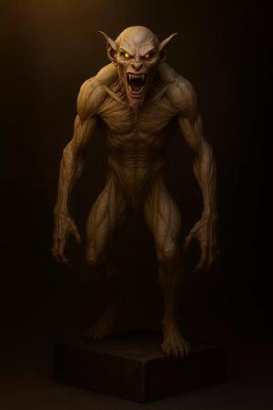 The Howling Demon Statue