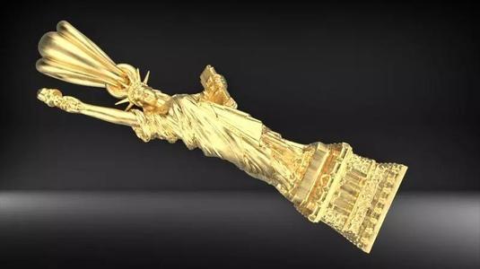 Statue Of The Liberty 3D charm pendant necklace jewelry