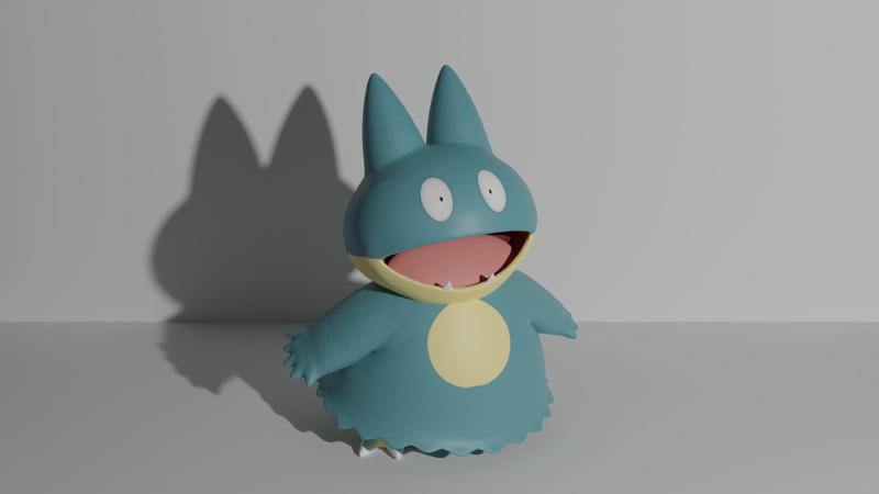 Munchlax pokemon 3D print model