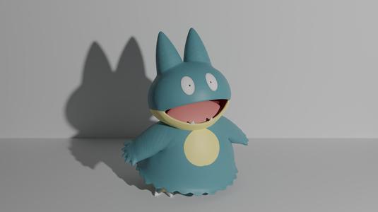 Munchlax pokemon 3D print model