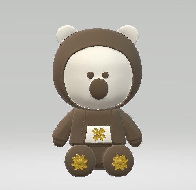 3DTeddyBear 3D printable model