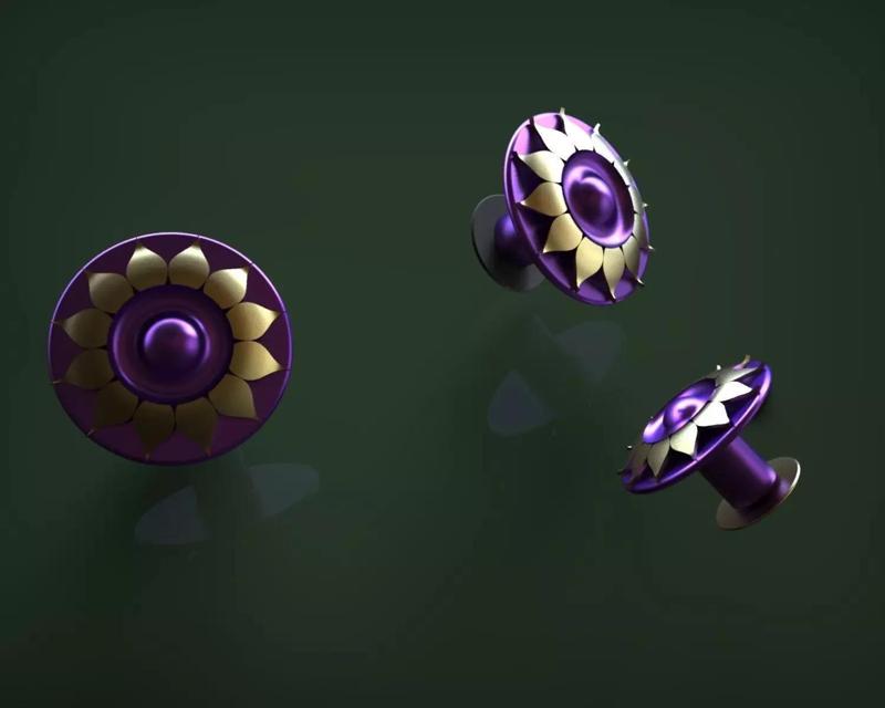 lotus earring
