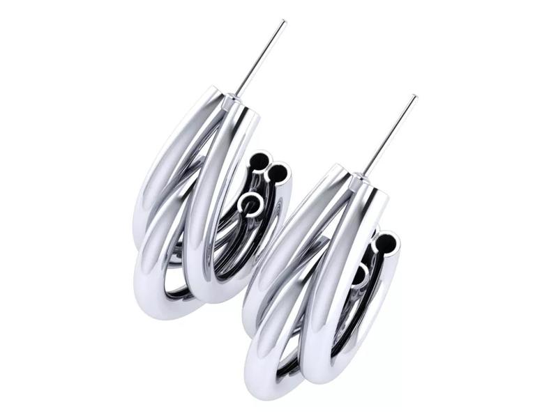 hoop earrings