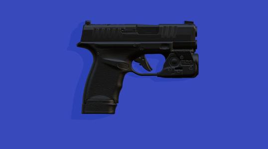 Hellcat 3" micro-compact + Streamlight TLR6 Real Size.