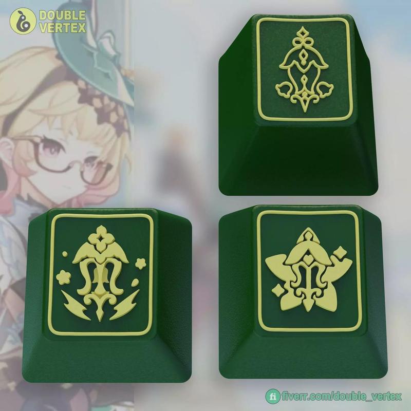 Genshin Impact Emilie Keycaps - OEM Profile