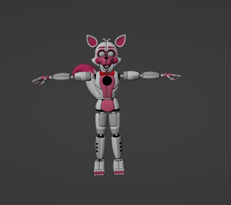 Funtime foxy ball joint Action figure Fnaf