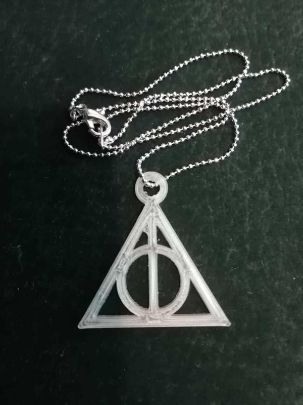 Reliquias de la muerte, the Deathly Hallows necklace