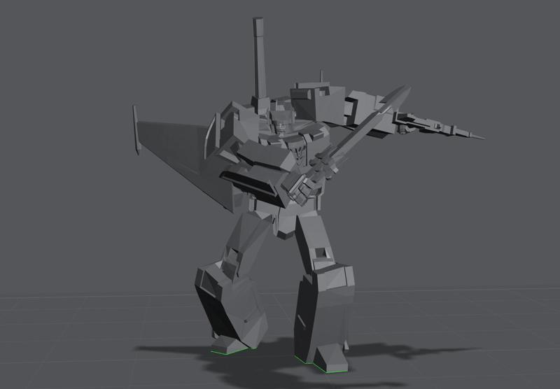 Transformers nanobots: Decepticon Tripplechanger Blitzwing