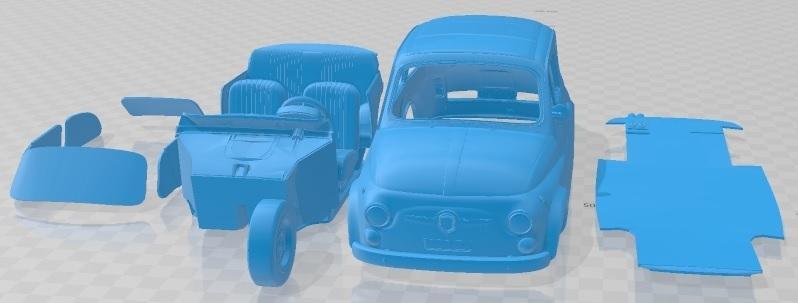 Fiat 595 Abarth SS 1970 Printable Car