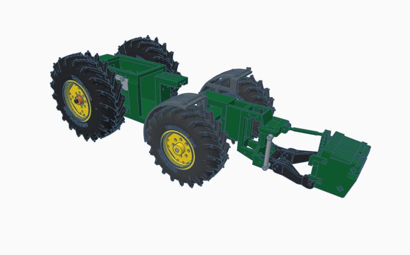 Bruder RC 3000 4x4 drive conversion