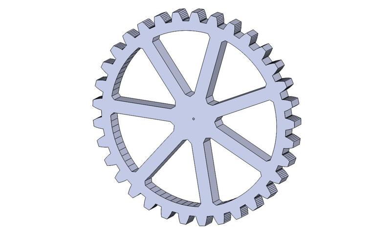 Piñón 33 dientes x 8 espesor