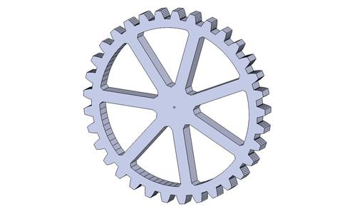 Piñón 33 dientes x 8 espesor