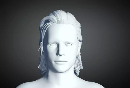 3D Hair style for Man 91 3D model
