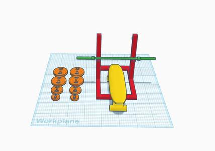 Mini Bench And Squat Rack