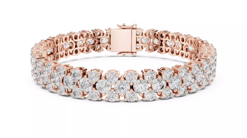 Tennis Bracelet 3dm stl renders Animation video details