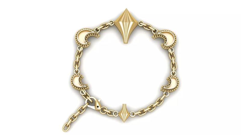 Women Fashion Bracelets 3d printable Model