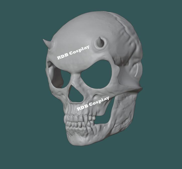 Skull mask wearable