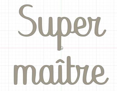 stamp SUPER MAITRE