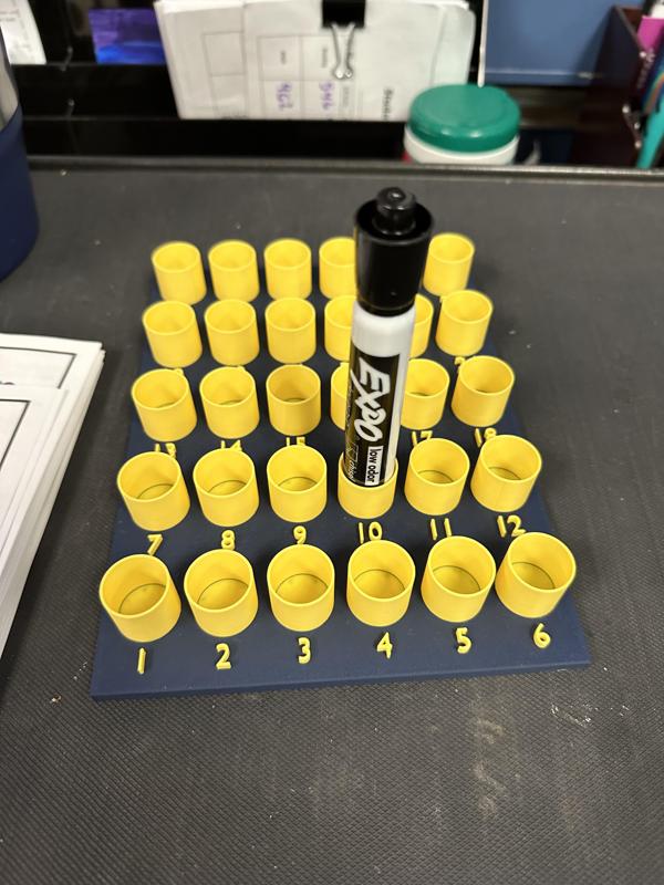 Dry Erase Marker Organizer Holder