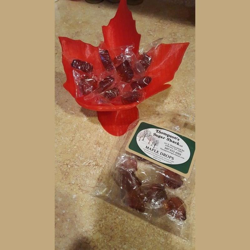Maple Leaf Candy Dish for Thanksgiving