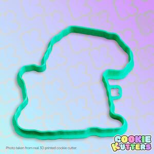 HAPPY POODLE DOG COOKIE CUTTER MOLD
