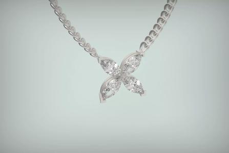 Classic butterfly pendant