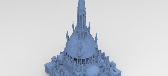 Desert Persian Fortress Tower 3