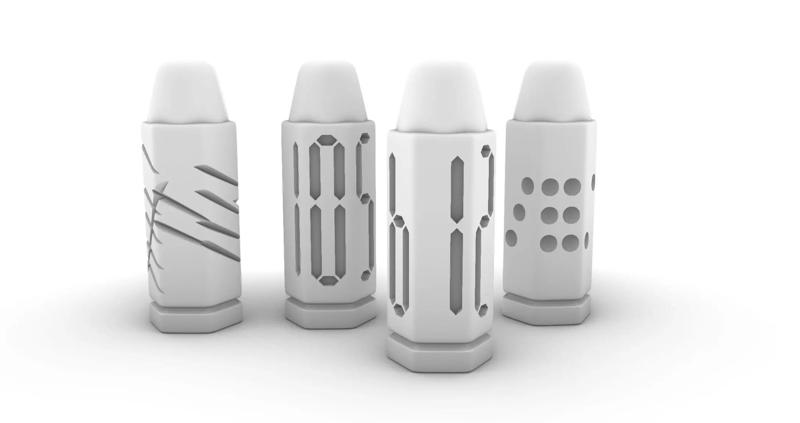 Bullet D6 dice set