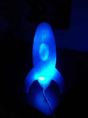 Rocket lamp
