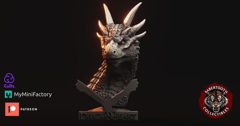 Draco Bust - Dragonheart