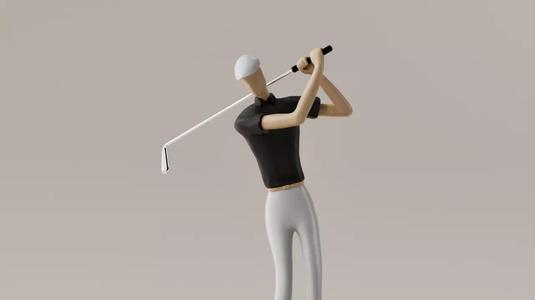 ESCULTURA - ARTE CONTEMPORANEO - JUGADOR DE GOLF