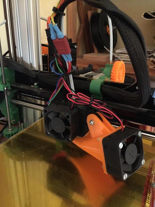 Second fan for Reprap Ormerod