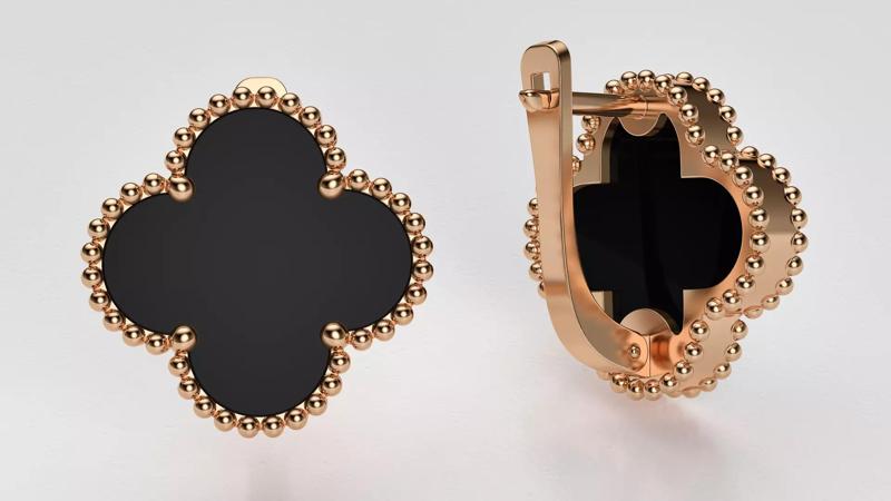 Van Cleef style earrings