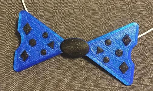 Geometric Pattern Bowtie
