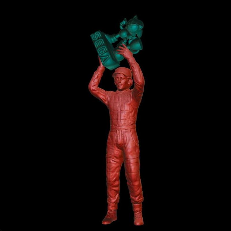 F1 FIGURE TYPE SENNA IS ALIVE IN 3D SONIC CUP 1993