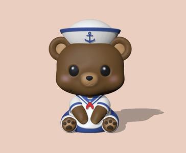 Cute Sailor Bear