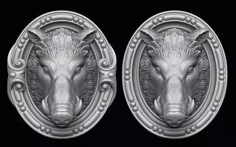 Boar Head Printable