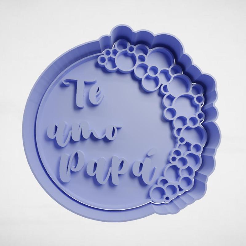 I love you daddy with circles