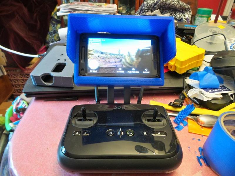 3dr solo samsung note 4 mount