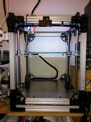 ROB-O Junior FFF 3D Printer using 80/20s 10/10 (1"x1") extrusion