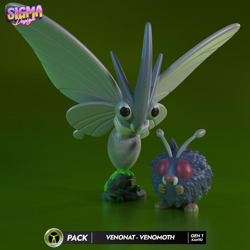 pack - venonat venomoth