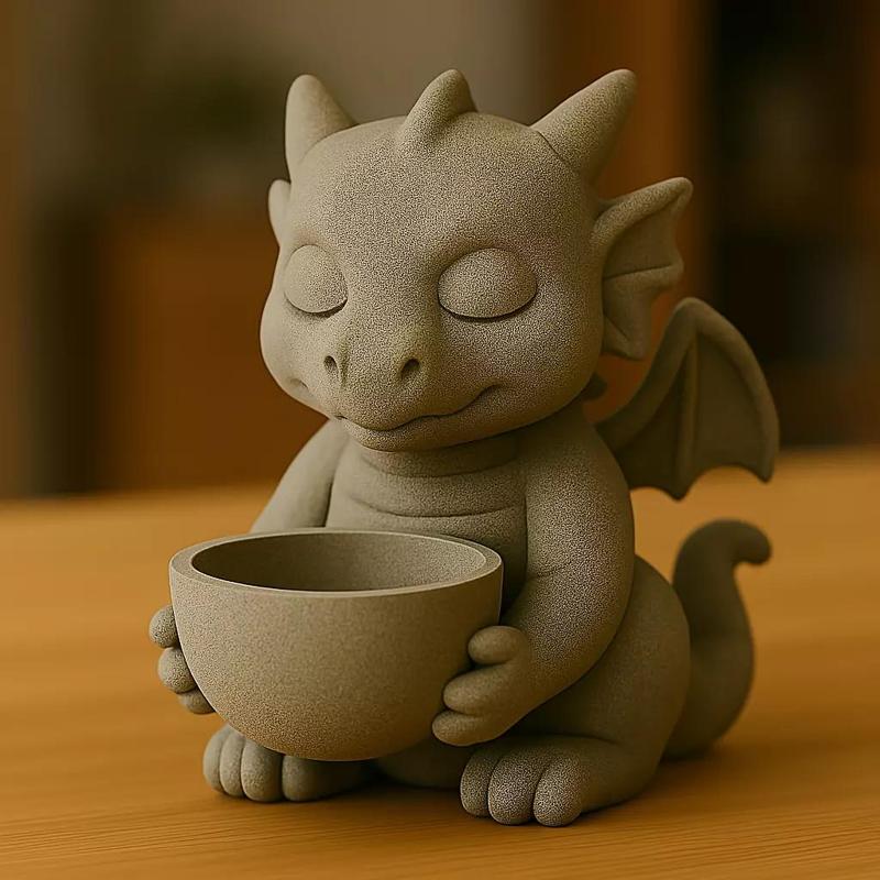 Flower Bowl Planter Dragon