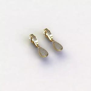 engagement earrings 3D Model Collection 3D print model tmtr79