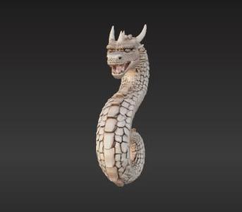 Fantasy-Inspired Textured Adult Toy – Dragon Scale Design STL