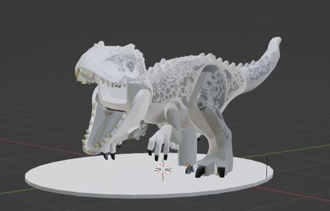 indominus rex statue