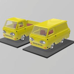 FORD ECONOLINE 1/64 COMPLETE MODEL VAN AND PICKUP!