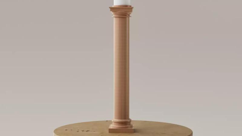 Porta velas - Candelabro - columna neoclasica